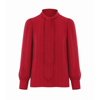 Gucci Women Interlocking G Chain Silk Jacquard Shirt