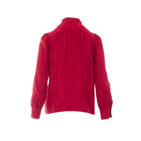 Gucci Women Interlocking G Chain Silk Jacquard Shirt