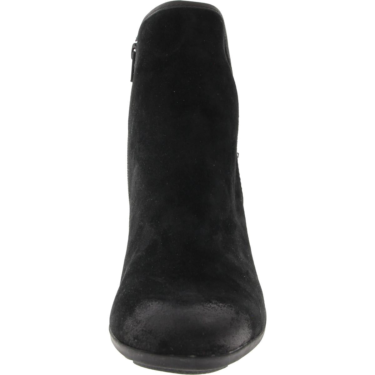 Womens Zipper Manmade Ankle Boots