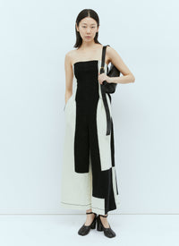 Issey Miyake Women Rectilinear Milled Jumpsuit