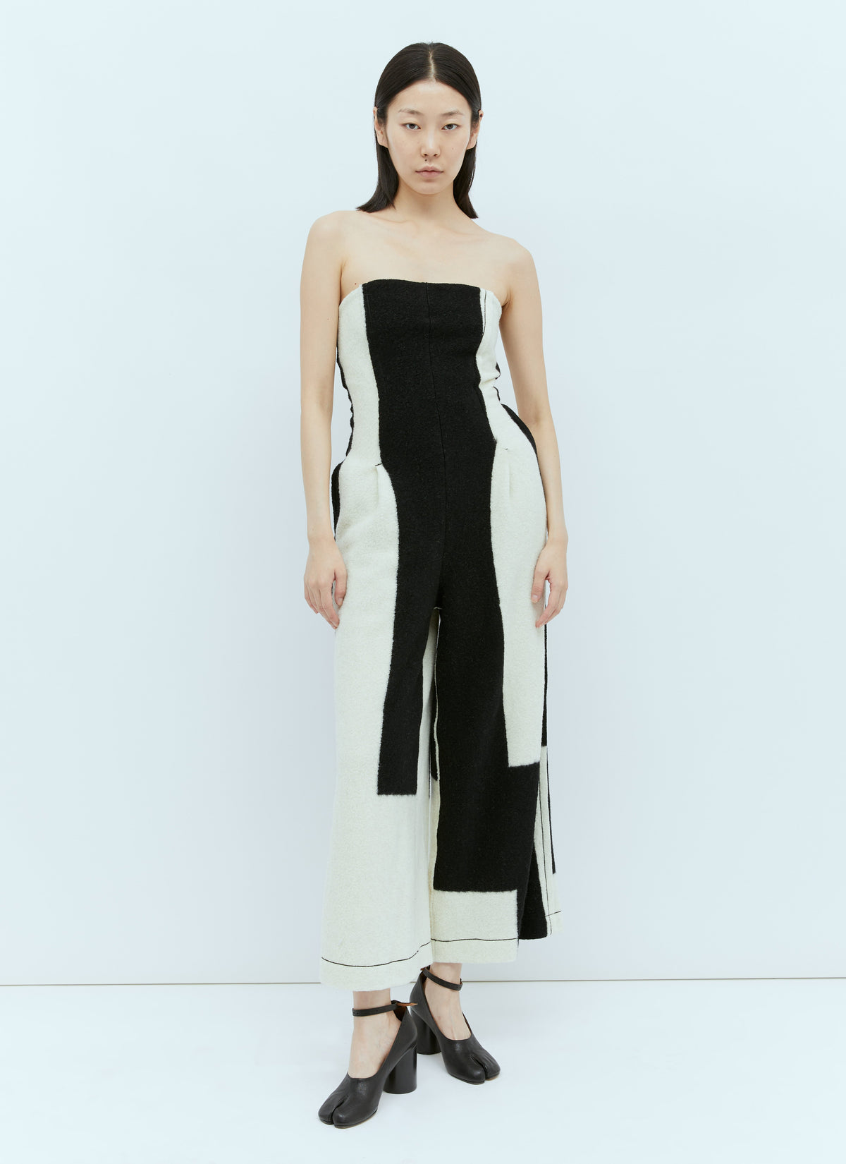 Issey Miyake Women Rectilinear Milled Jumpsuit