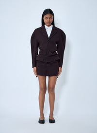 Issey Miyake Women Tailored Blazer Mini Dress