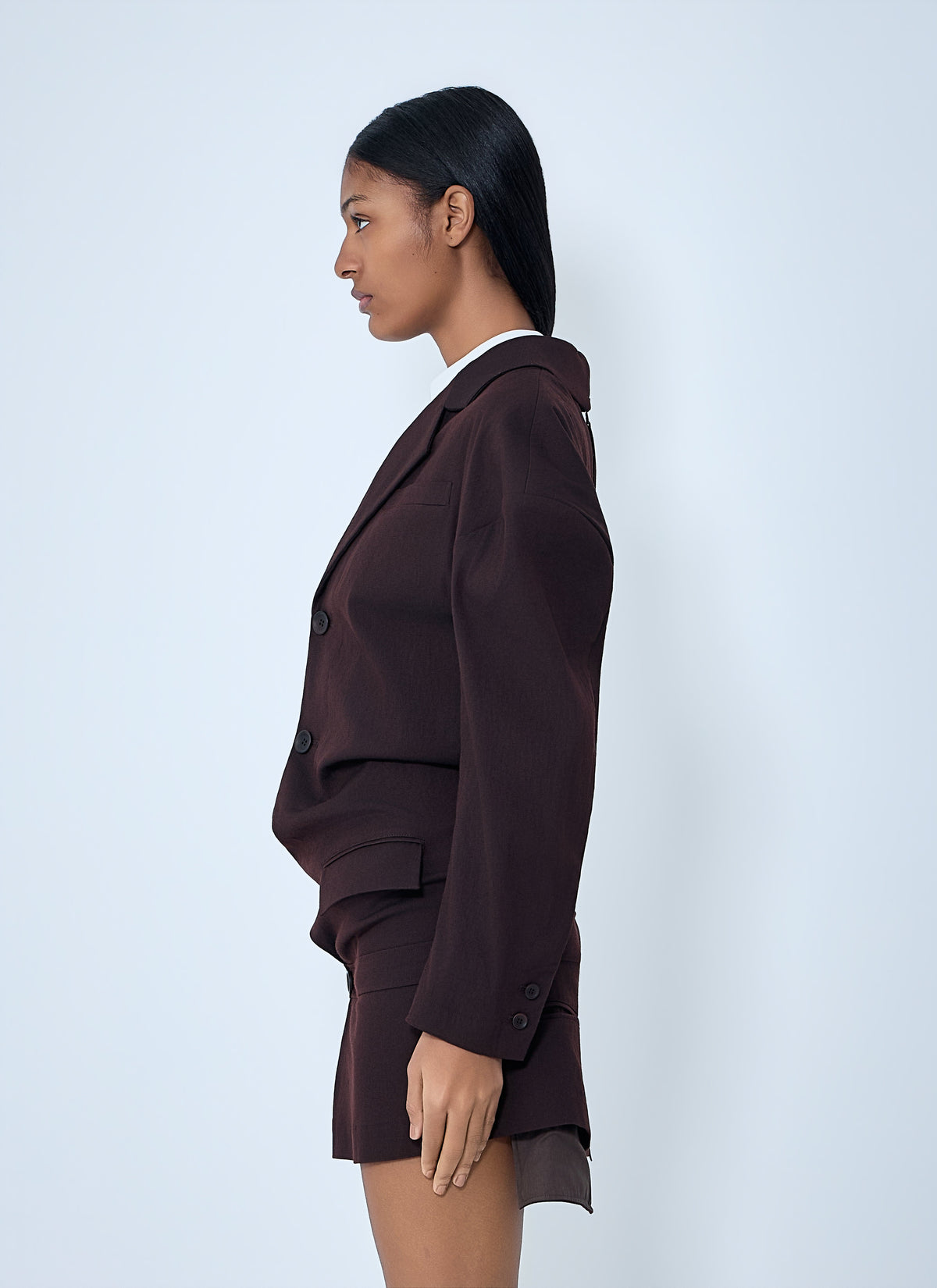 Issey Miyake Women Tailored Blazer Mini Dress