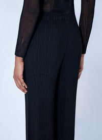 Issey Miyake Issey Miyake Women Hatching Pleats Pants