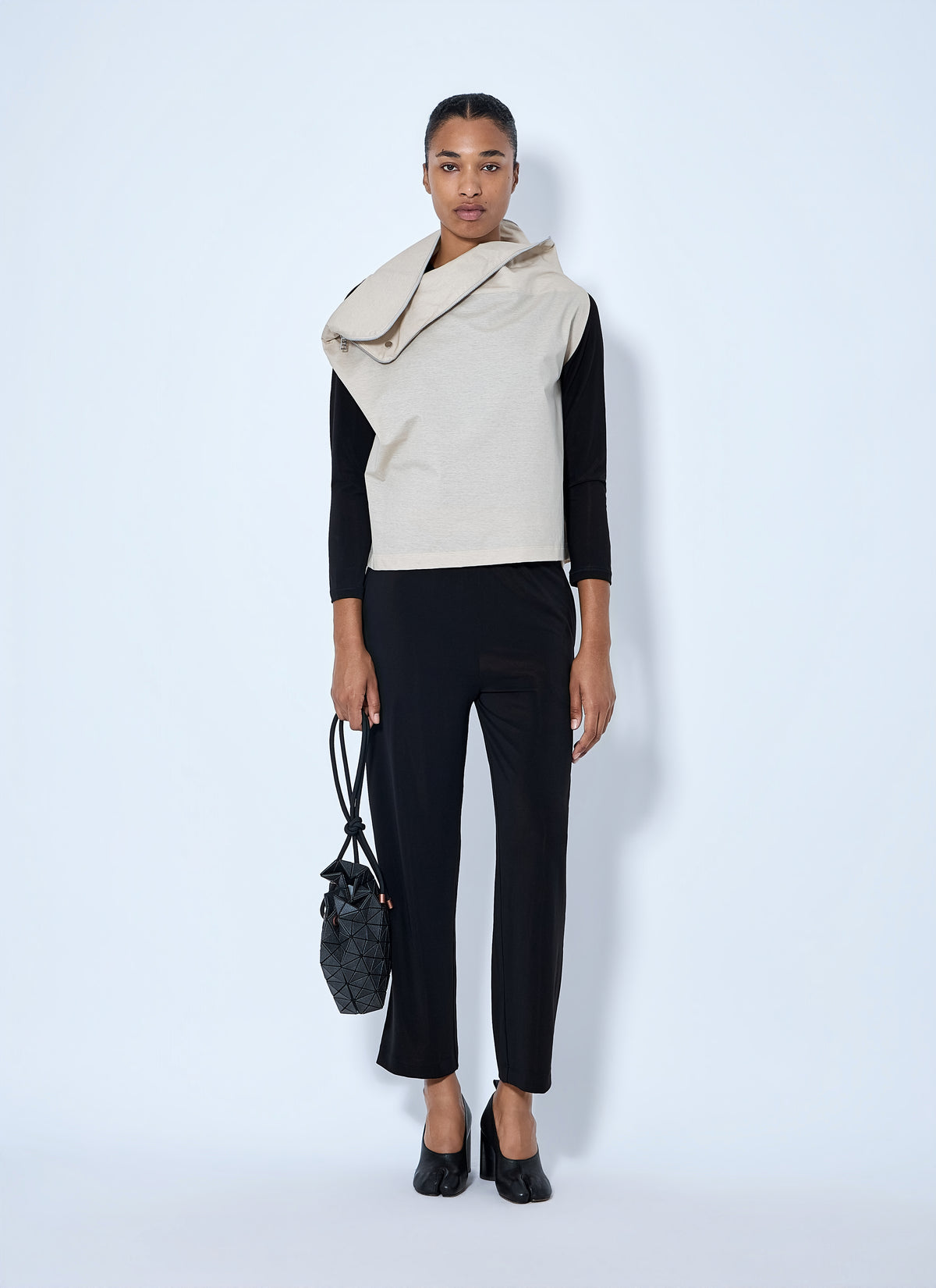Issey Miyake Issey Miyake Women Asymmetric Zip Detail Top