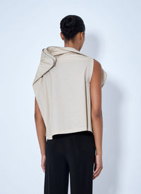 Issey Miyake Issey Miyake Women Asymmetric Zip Detail Top