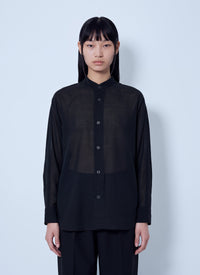 Issey Miyake Women Sheer Wool Shirt