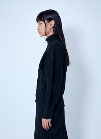 Issey Miyake Issey Miyake Women Kone Kone Ribbed Knitted Jacket