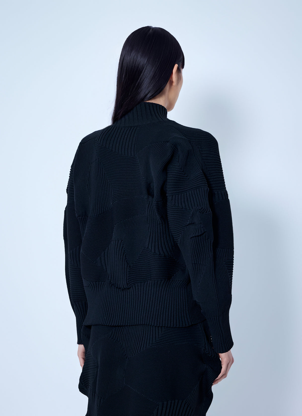 Issey Miyake Issey Miyake Women Kone Kone Ribbed Knitted Jacket