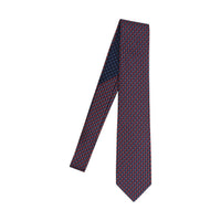 Ferragamo Ferragamo Men Italian Horn Printed Silk Tie