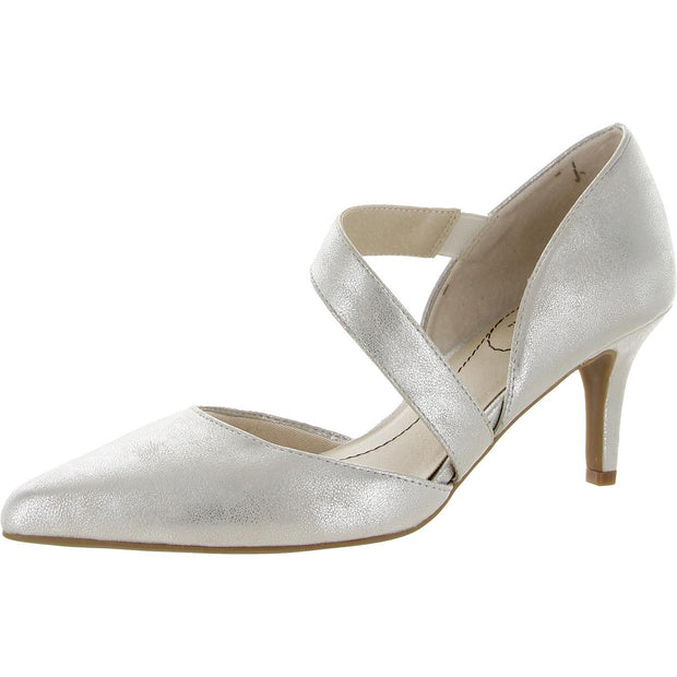 Suki Womens Padded Insole Slip On D'Orsay Heels