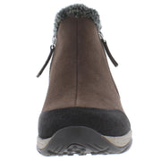 Elinot Womens Suede Slip On Ankle Boots
