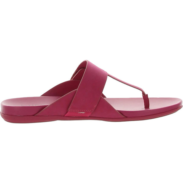Genn-Twirl Womens Faux Leather Slip On Slide Sandals