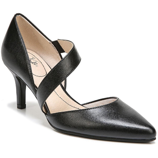 Suki Womens Padded Insole Slip On D'Orsay Heels