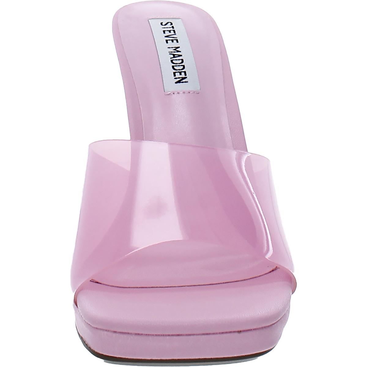 Lipa Womens Comfort Insole Square Toe Mule Sandals