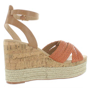 Lily Womens Cork Caged Espadrilles