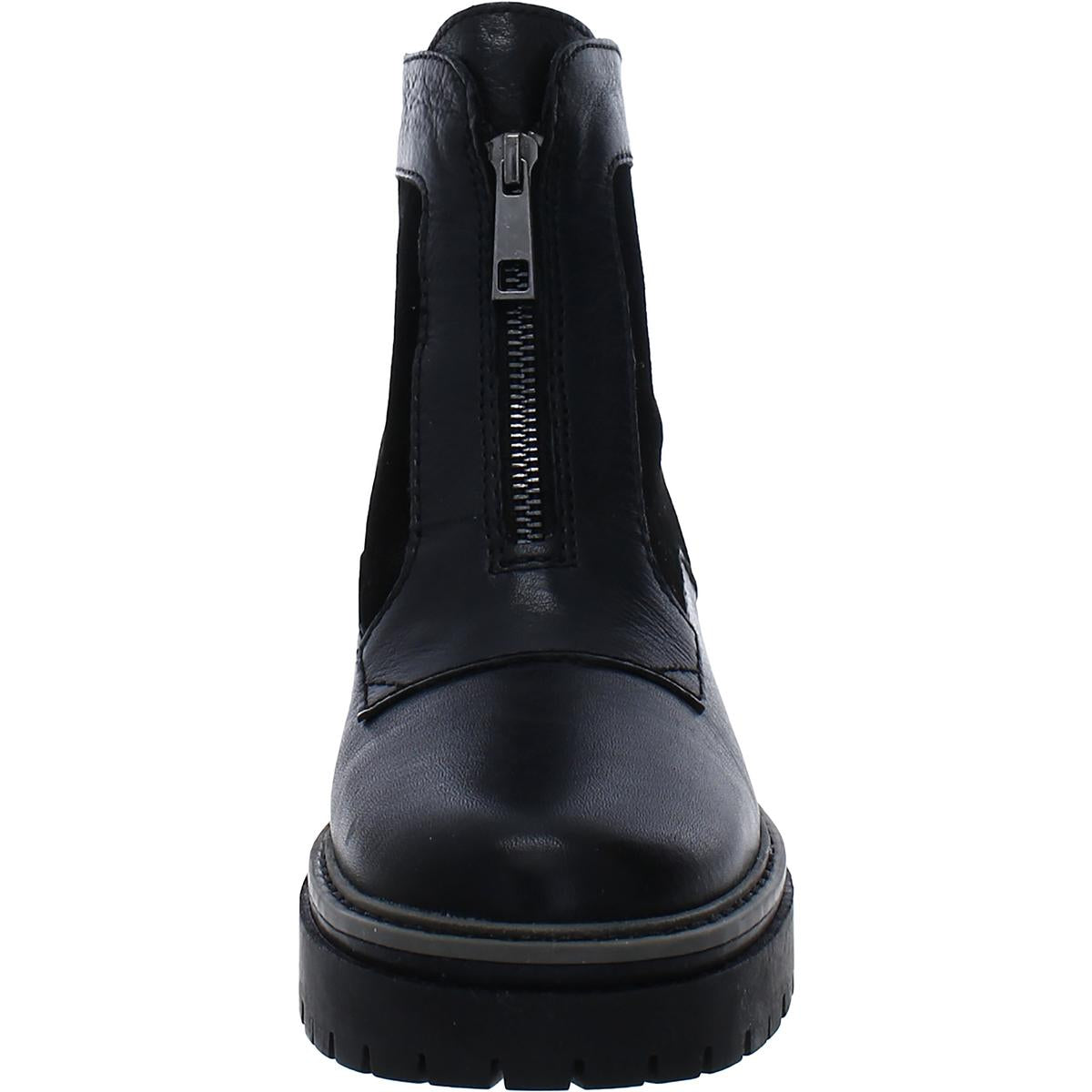 Jett Womens Suede Lugged Sole Ankle Boots