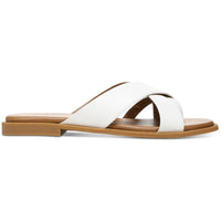 Carolyn Womens Slip On Flat Slide Sandals