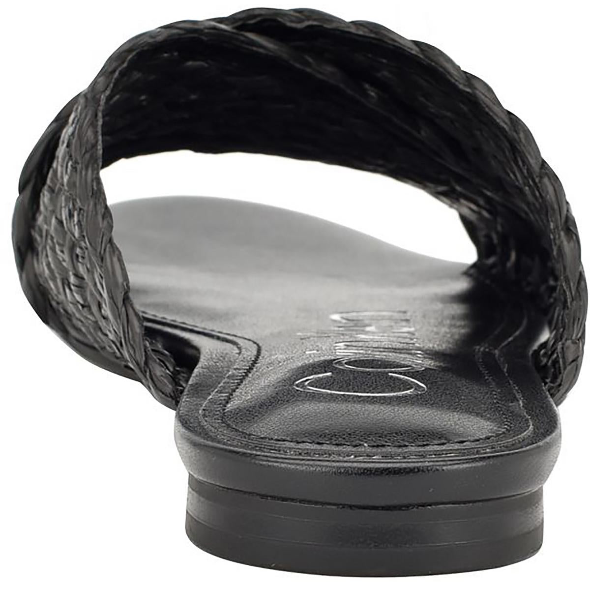 June2 Womens Slip On Flat Slide Sandals
