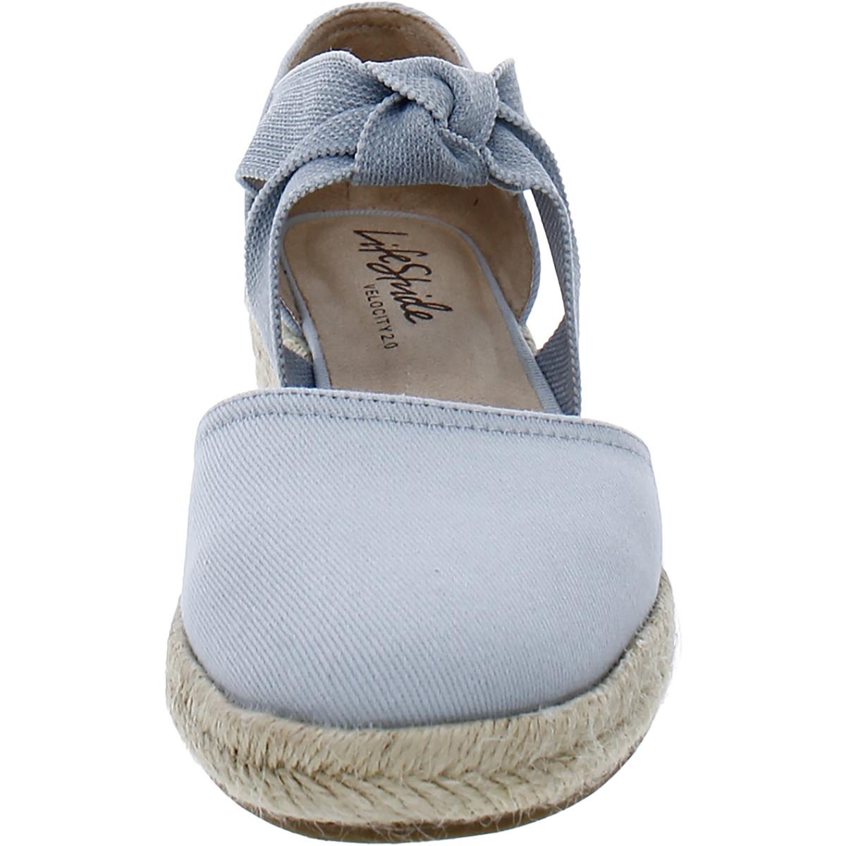 Kascade Womens Canvas Strappy Espadrilles
