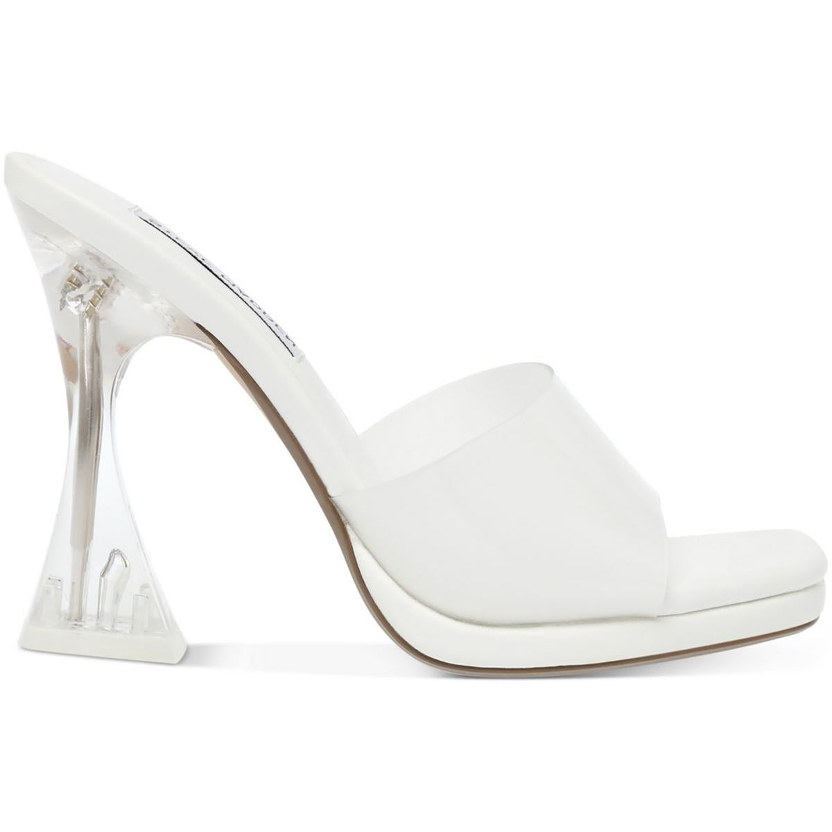 Lipa Womens Comfort Insole Square Toe Mule Sandals