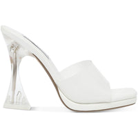 Lipa Womens Comfort Insole Square Toe Mule Sandals