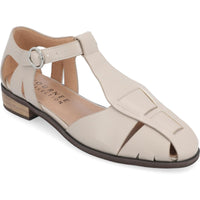 Azzaria Womens Faux Leather Cut Out Ankle Strap 12 Medium Grey