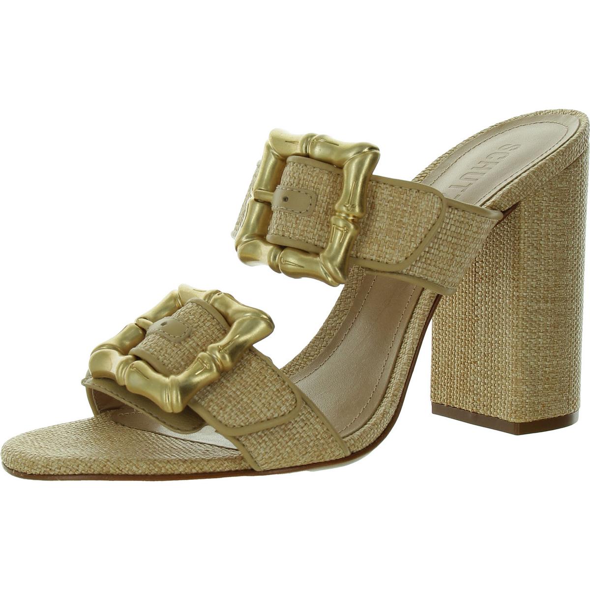 Enola Womens Slip On Casual Block Heel