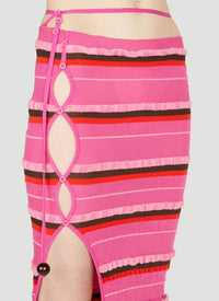 Jacquemus Women La Jupe Maille Concha Skirt