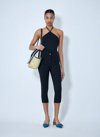 Jacquemus Jacquemus Women High-Waisted Buttoned Cycling Pants