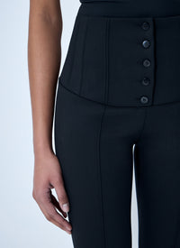 Jacquemus Jacquemus Women High-Waisted Buttoned Cycling Pants