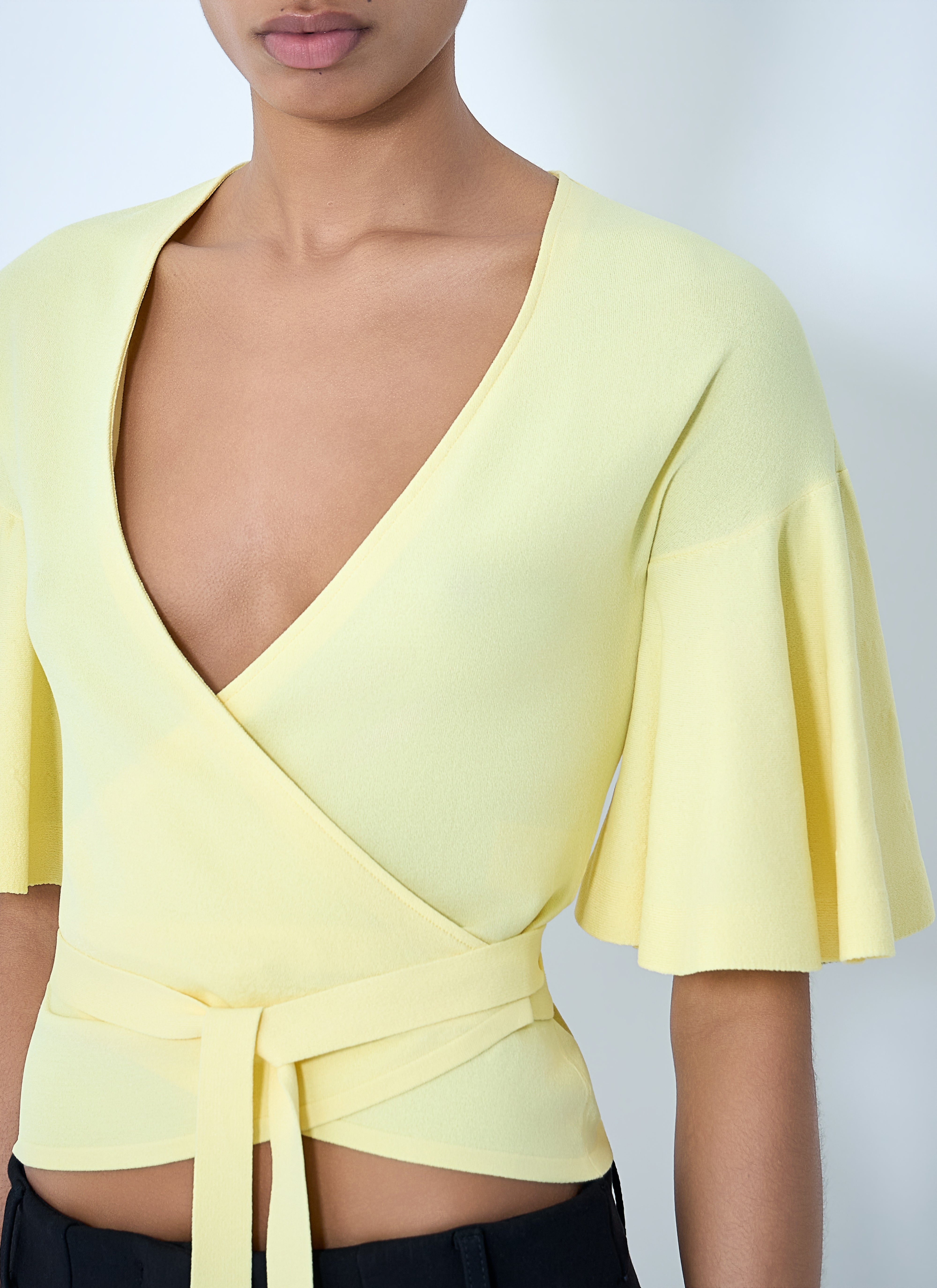 Jacquemus Women Wrap Knit Top – Bluefly