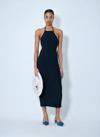 Jacquemus Jacquemus Women Halterneck Ribbed Knit Dress