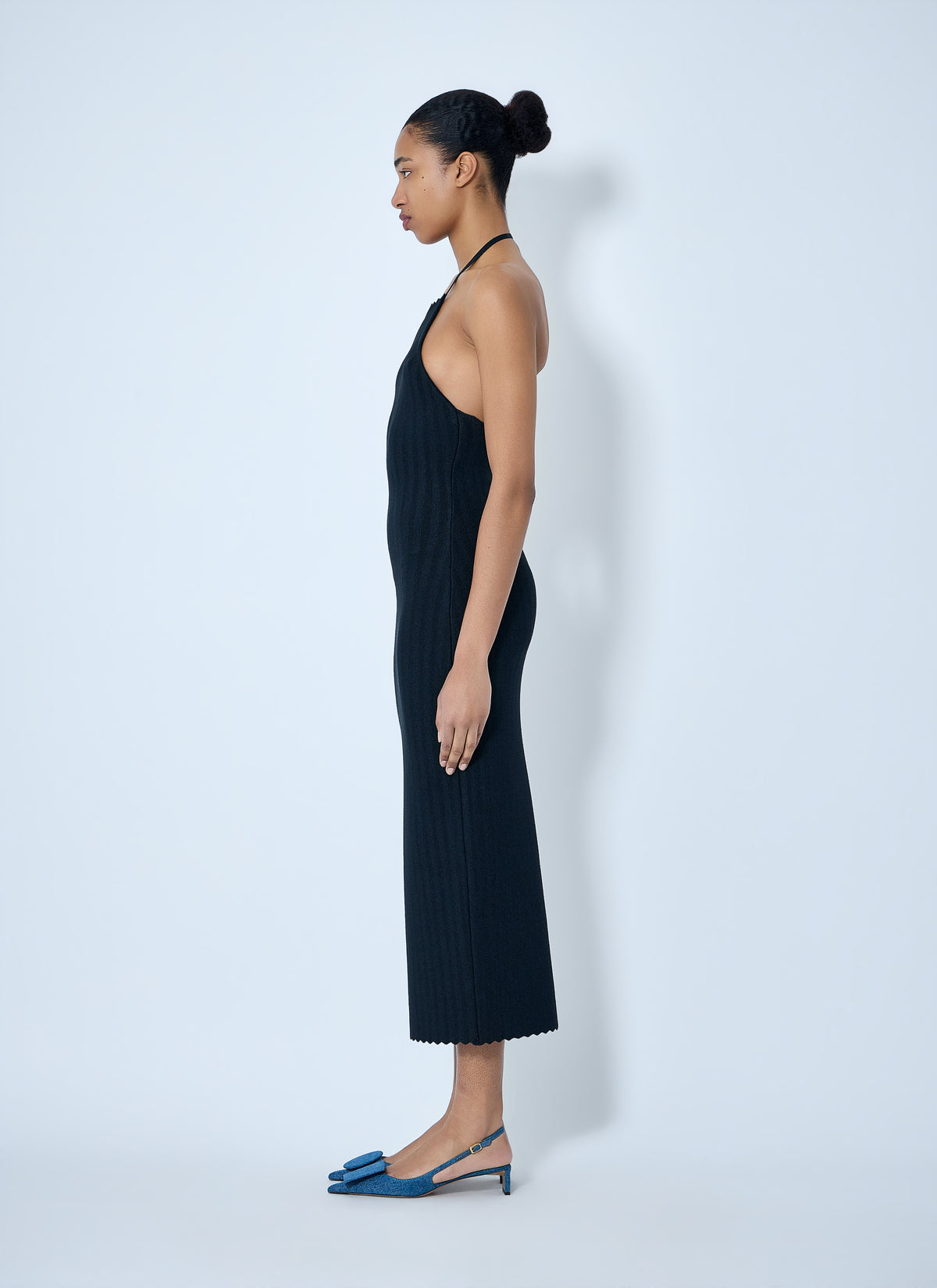 Jacquemus Jacquemus Women Halterneck Ribbed Knit Dress