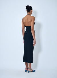 Jacquemus Jacquemus Women Halterneck Ribbed Knit Dress