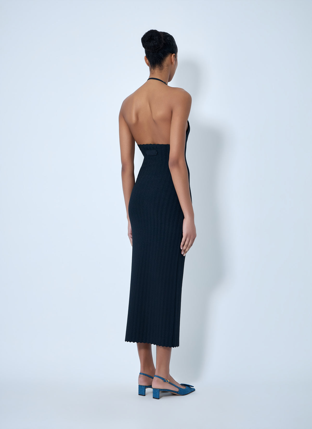 Jacquemus Jacquemus Women Halterneck Ribbed Knit Dress