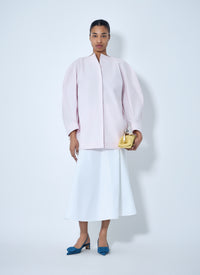 Jacquemus Women Structured Cotton Poplin Blouse