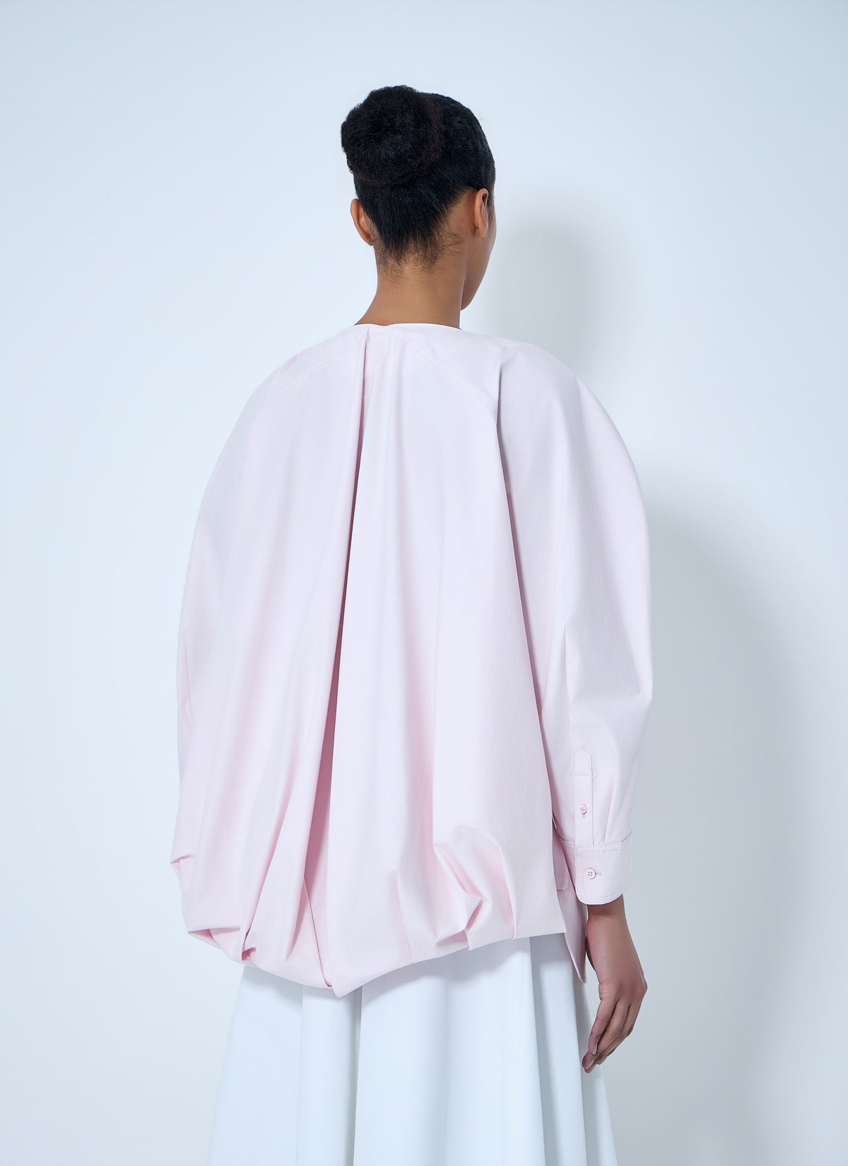 Jacquemus Women Structured Cotton Poplin Blouse