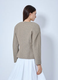 Jacquemus Jacquemus Women La Petite Veste Ovalo Blazer