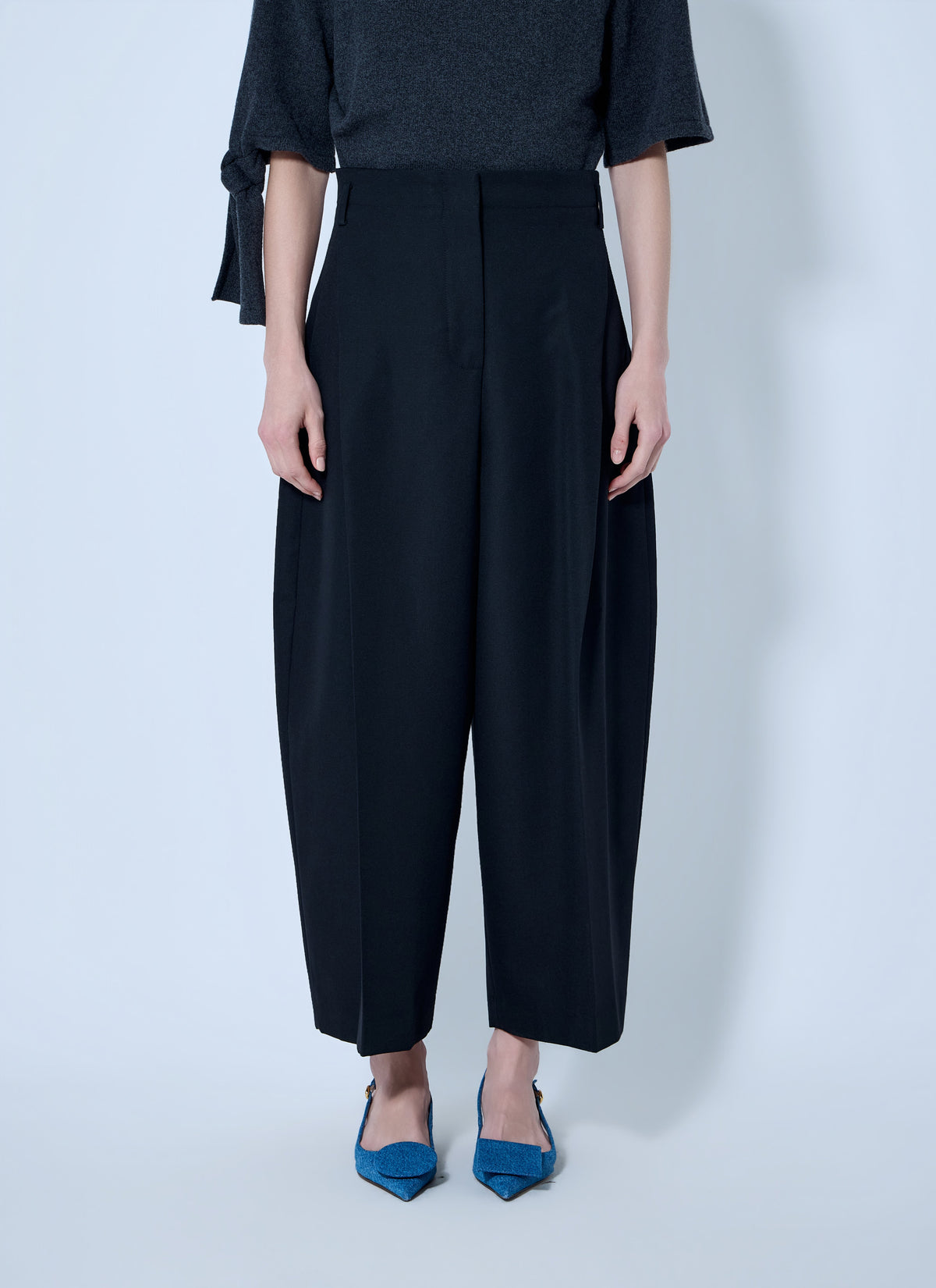 Jacquemus Jacquemus Women Le Pantalon Miami Wool Wide-Leg Pants