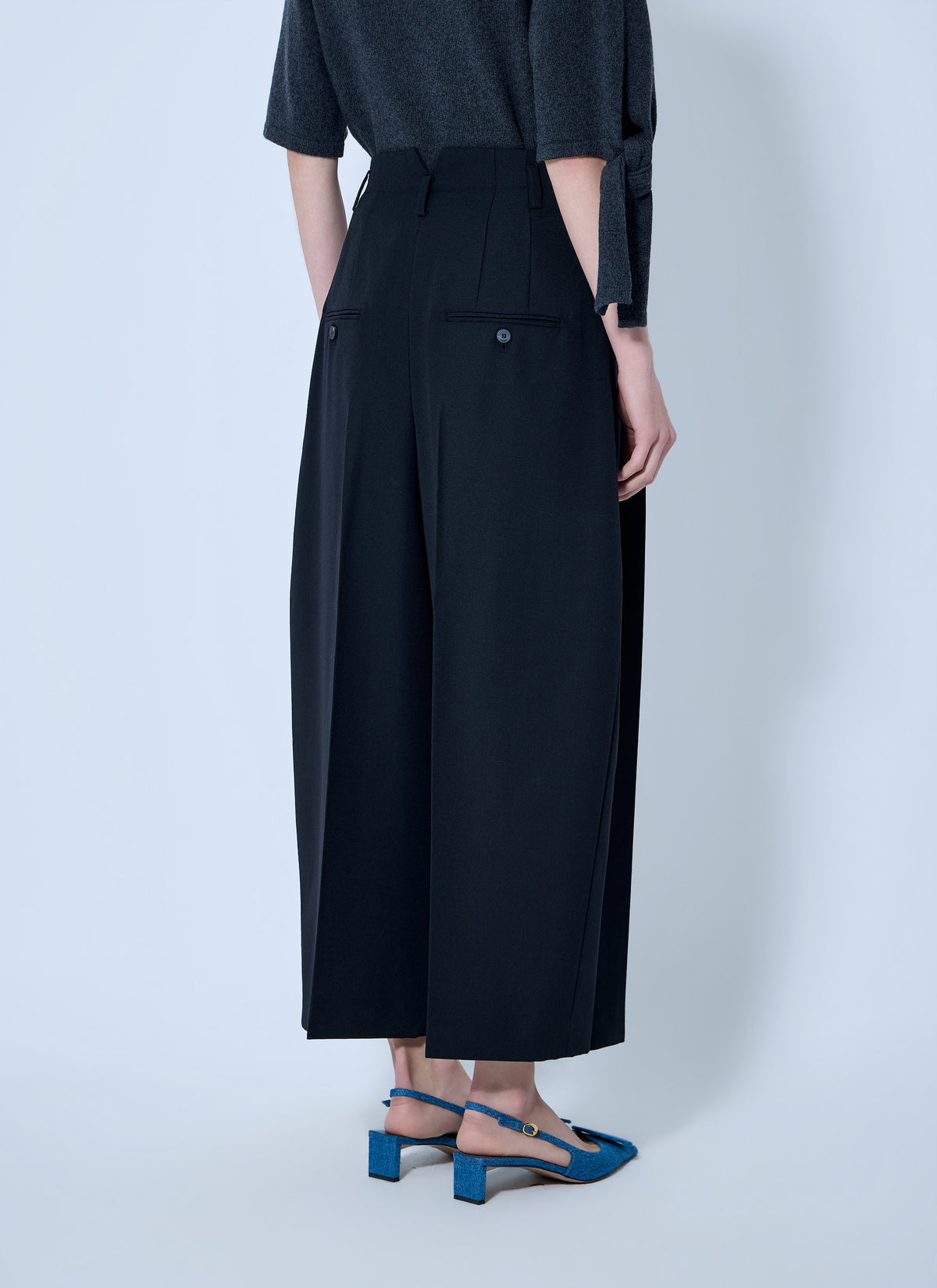 Jacquemus Jacquemus Women Le Pantalon Miami Wool Wide-Leg Pants