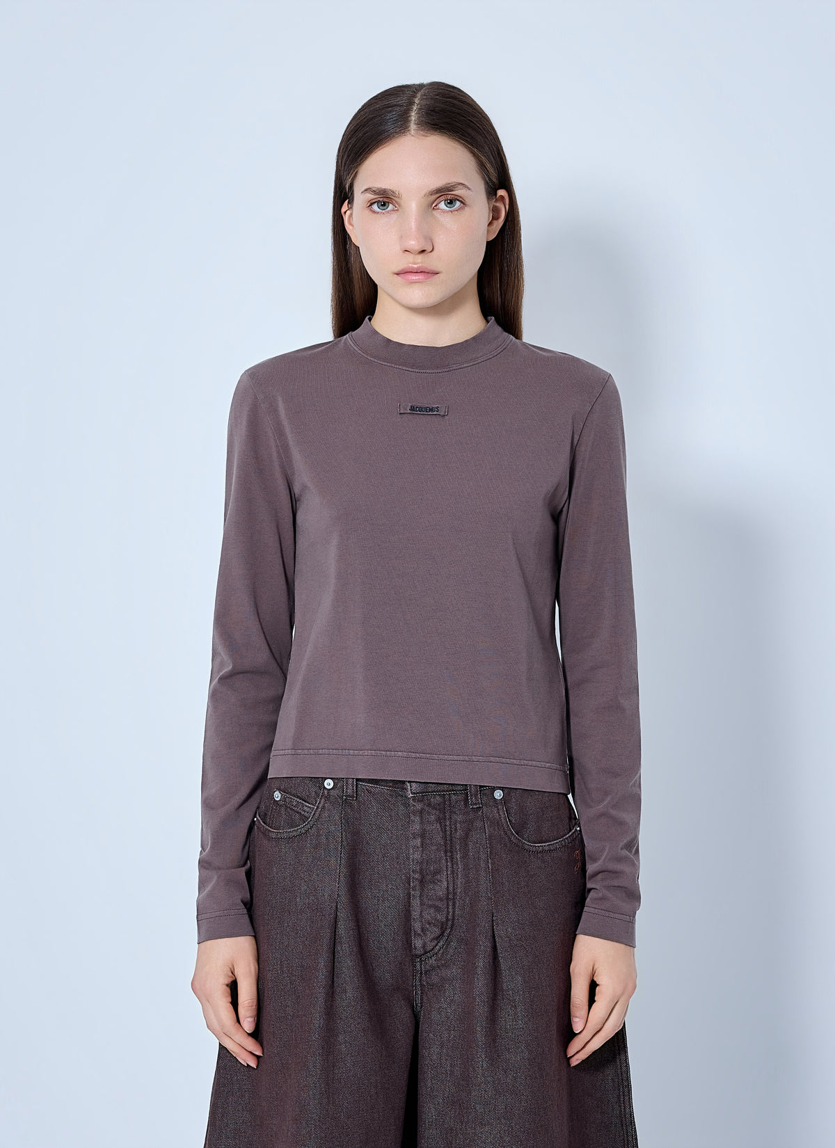 Jacquemus Jacquemus Women Gros Grain Short-Sleeve T-Shirt