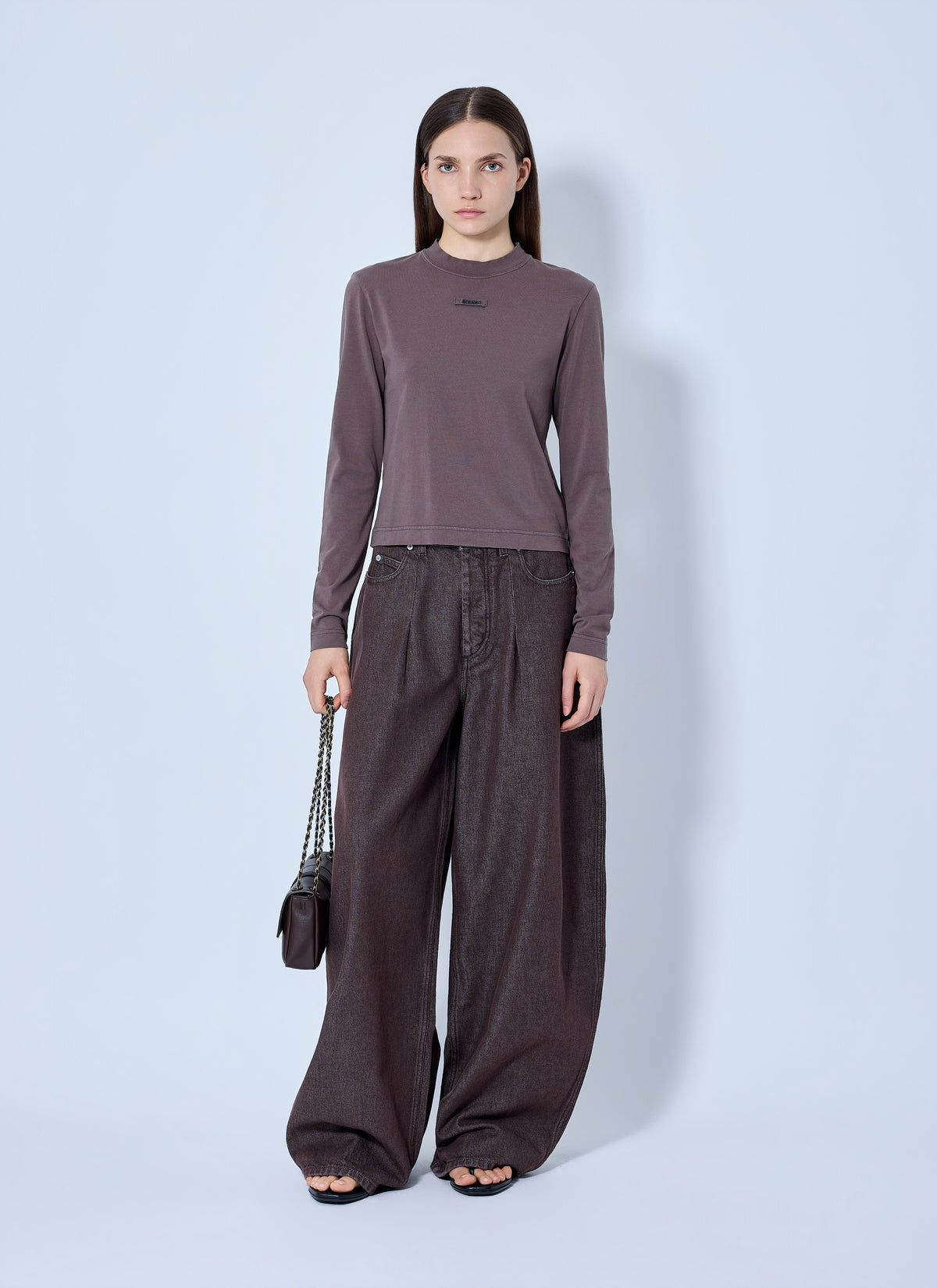 Jacquemus Jacquemus Women Gros Grain Short-Sleeve T-Shirt