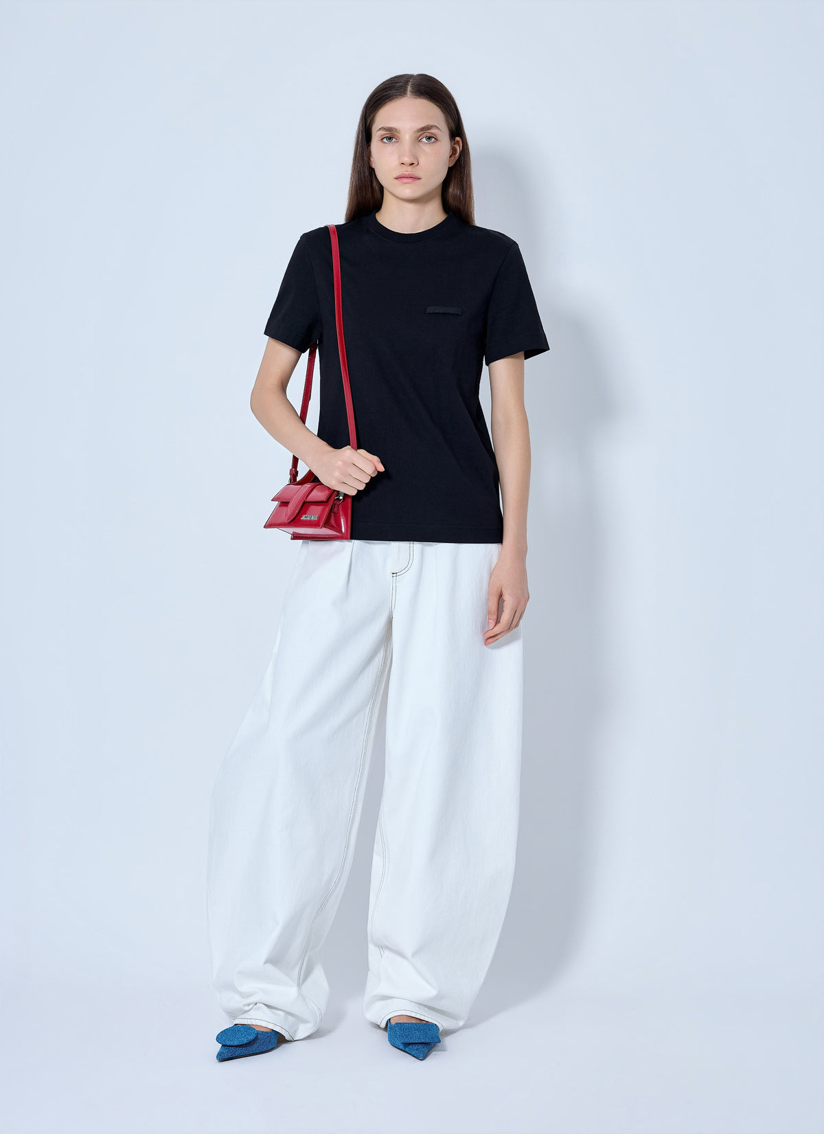 Jacquemus Jacquemus Women Gros Grain Short-Sleeve T-Shirt