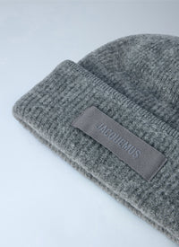 Jacquemus Women Logo Motif Beanie Hat