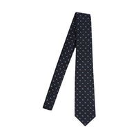 Gucci Men Jacquard Silk Tie With Double G