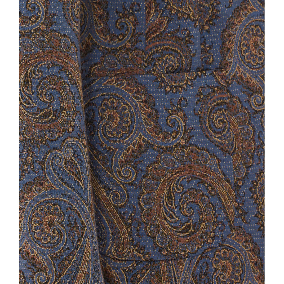 Etro Etro Women Jacquard Single-Breasted Jacket In Cotton Blend With Paisley Pattern