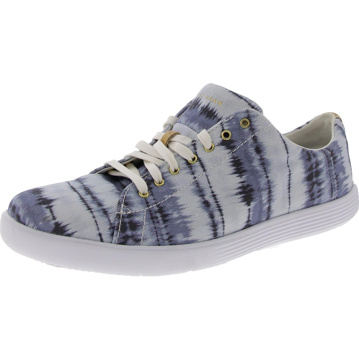 Womens Lace-Up Manmade Casual And Fashion Sneakers