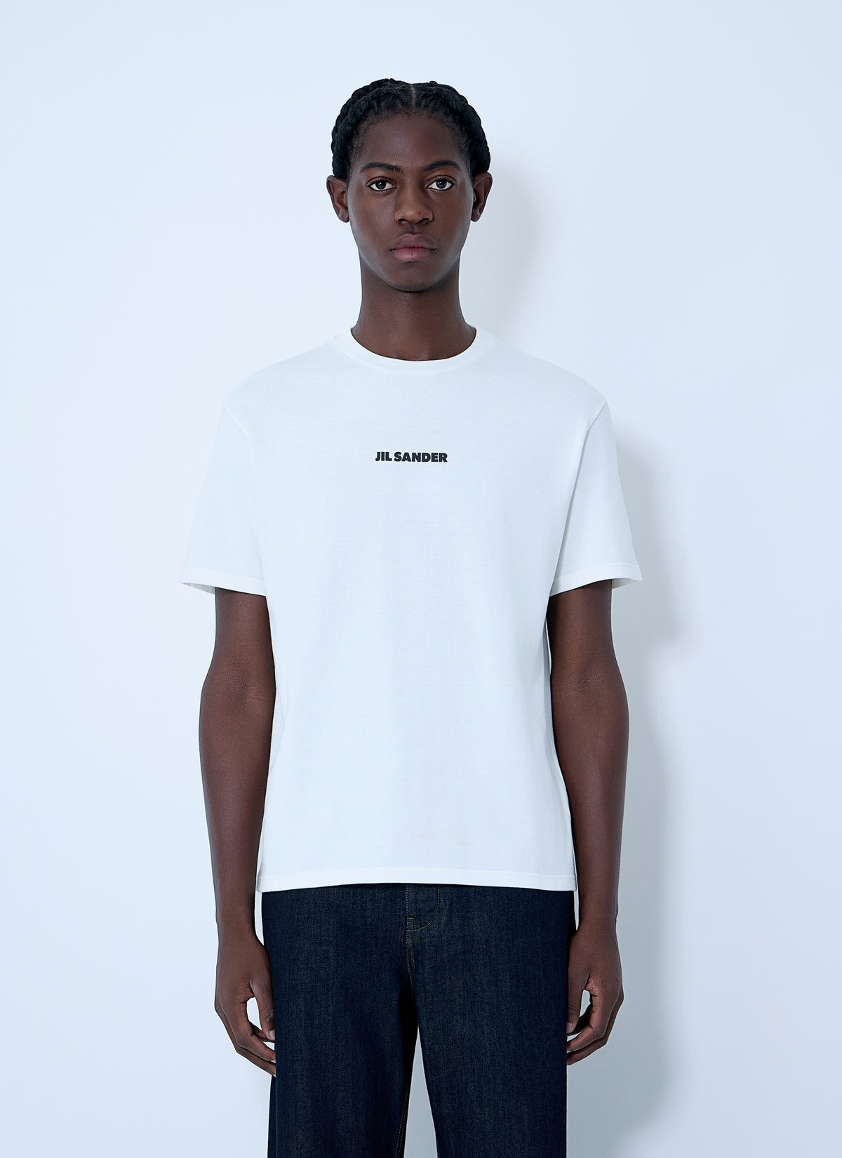 Jil Sander Men Logo Print T-Shirt