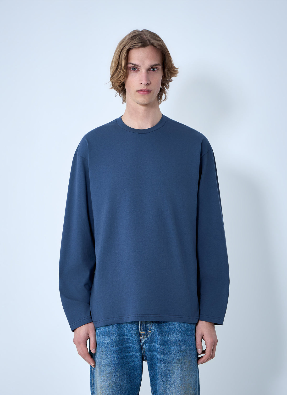 Jil Sander Jil Sander Men Ribbed Crewneck Long Sleeve Top
